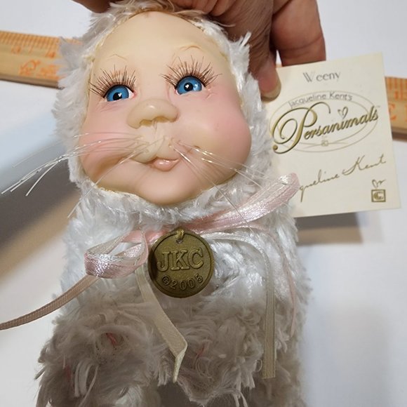 Jacqueline Kent Persanimals Collection Weeny # 345427 Soft Plush Kitty Cat NWT - Picture 6 of 7